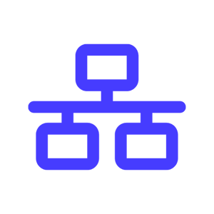 descriptive icon - basic workflow