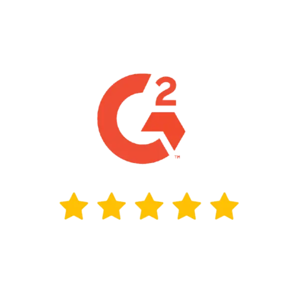 G2 badge five star review