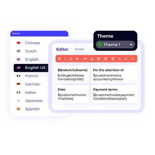 Design perfect, multilingual templates in minutes with XTRF. This clean, modern interface shows how simple it is to edit and manage templates across languages. Spend less time on formatting and more on growing your business. Get your free demo today and see the difference.